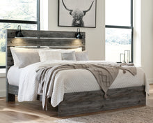 Load image into Gallery viewer, Baystorm King Panel Bed with Mirrored Dresser and 2 Nightstands
