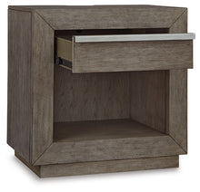 Load image into Gallery viewer, Anibecca King Upholstered Bed with Mirrored Dresser and 2 Nightstands
