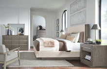Load image into Gallery viewer, Anibecca King Upholstered Bed with Mirrored Dresser, Chest and 2 Nightstands
