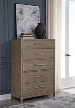 Load image into Gallery viewer, Chrestner Queen Panel Bed with Mirrored Dresser and Chest

