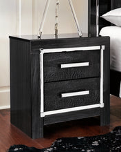 Load image into Gallery viewer, Kaydell Queen Upholstered Panel Headboard with Mirrored Dresser and 2 Nightstands
