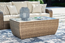 Load image into Gallery viewer, Sandy Bloom Outdoor Coffee Table with End Table
