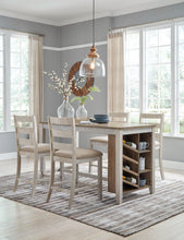 Load image into Gallery viewer, Skempton Counter Height Dining Table and 4 Barstools
