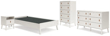 Load image into Gallery viewer, Aprilyn Twin Platform Bed with Dresser, Chest and Nightstand
