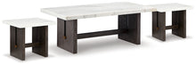 Load image into Gallery viewer, Burkhaus Coffee Table with 2 End Tables
