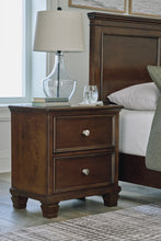 Load image into Gallery viewer, Danabrin Twin Panel Bed with Mirrored Dresser, Chest and 2 Nightstands
