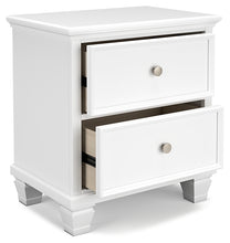 Load image into Gallery viewer, Fortman Full Panel Bed with Mirrored Dresser and 2 Nightstands

