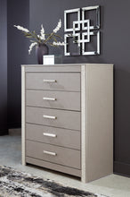 Load image into Gallery viewer, Surancha Queen Panel Bed with Mirrored Dresser and Chest
