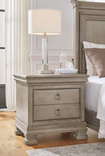 Load image into Gallery viewer, Lexorne California King Sleigh Bed with Mirrored Dresser and Chest
